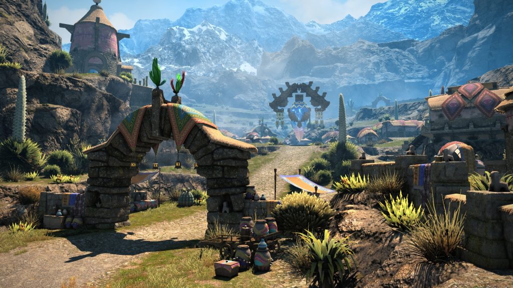 Final Fantasy XIV Dawntrail Town