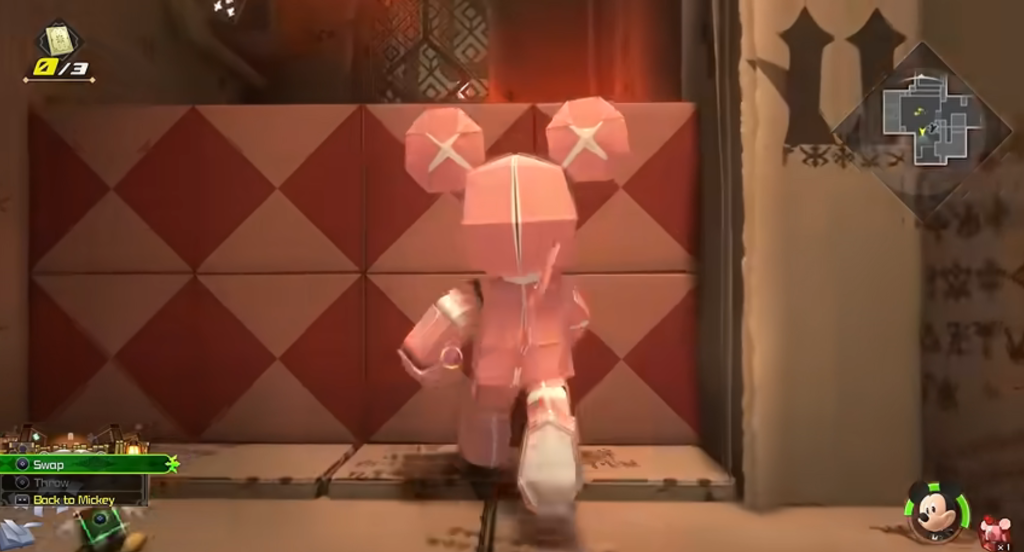 Kingdom Hearts 4 Mickey egér rejtvénymechanikája