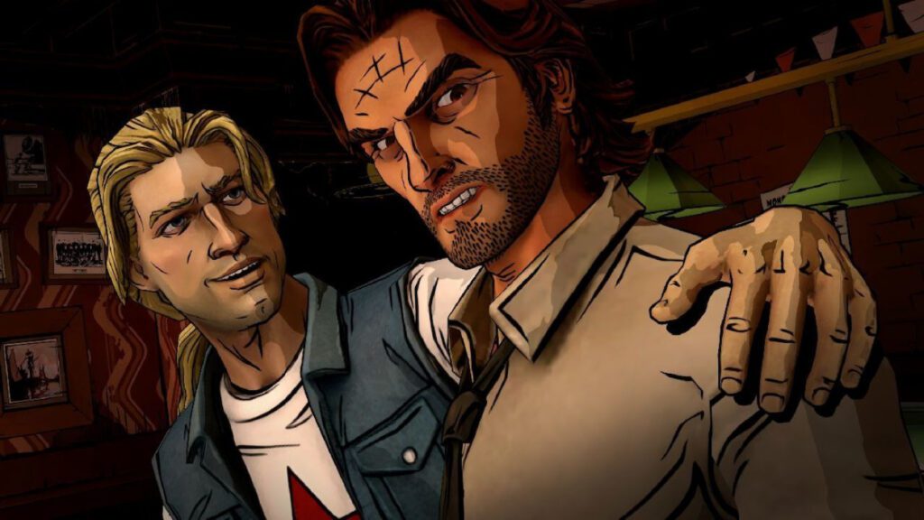 A The Wolf Among Us Remastered egy sötét hangulatú jelenetből