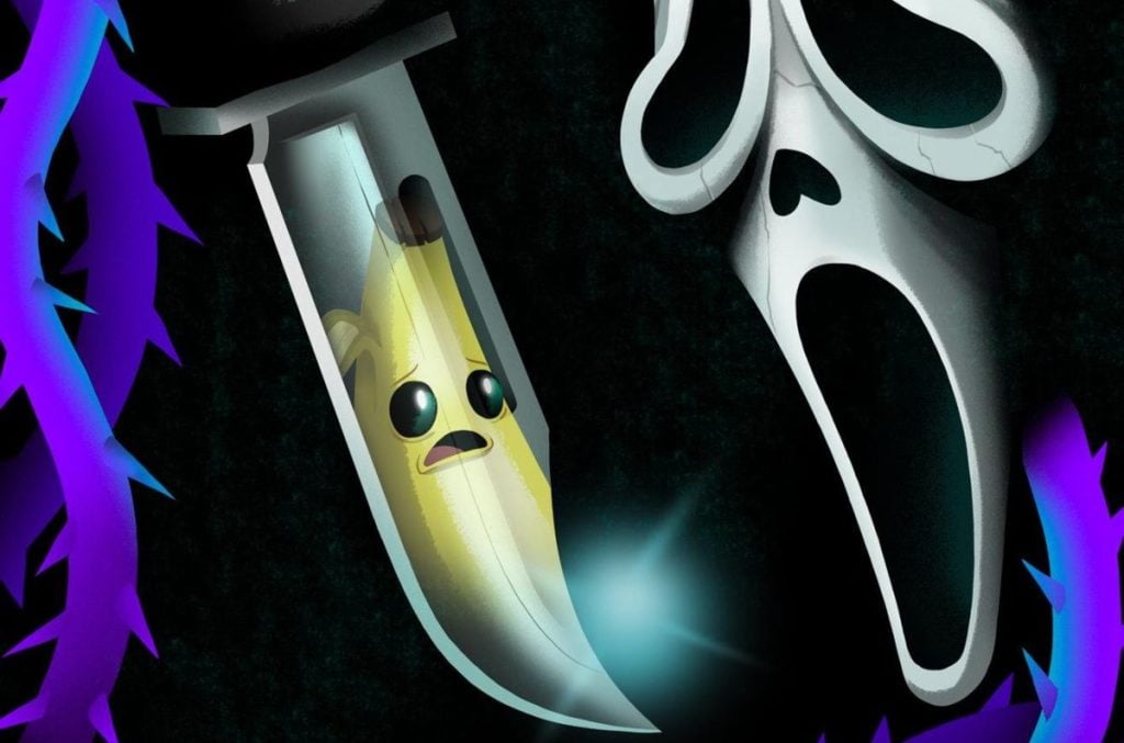 Ghostface és Peely egy Fortnitemares teaserben