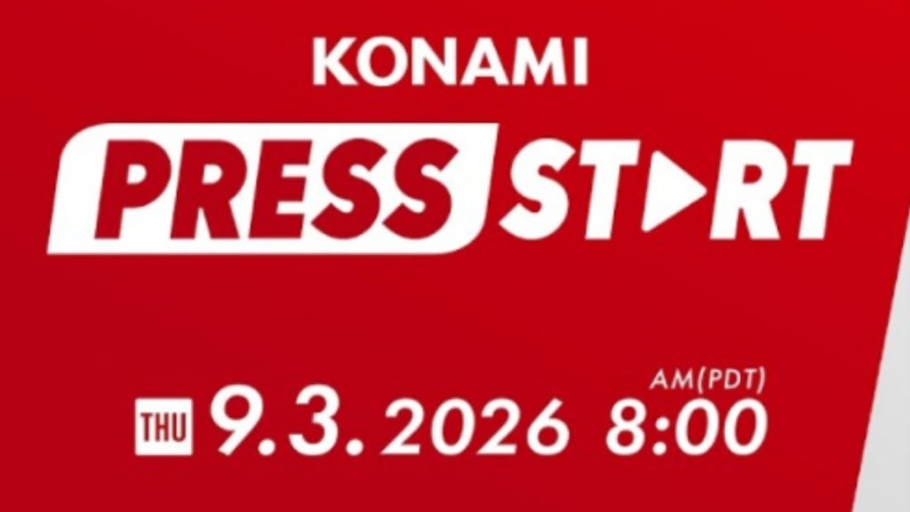 Konami Press Start Showcase 2026 bejelentés