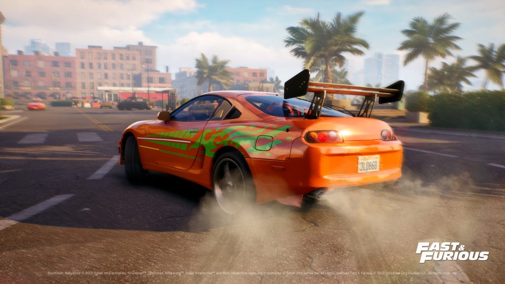 A Fast & Furious autók a Stuntman: Hollywood-ban